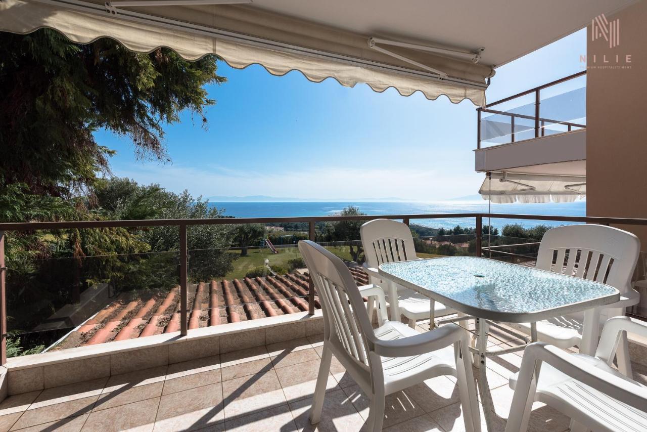 Breathtaking Villa, Nilie Hospitality Mgmt Possidi Exterior foto